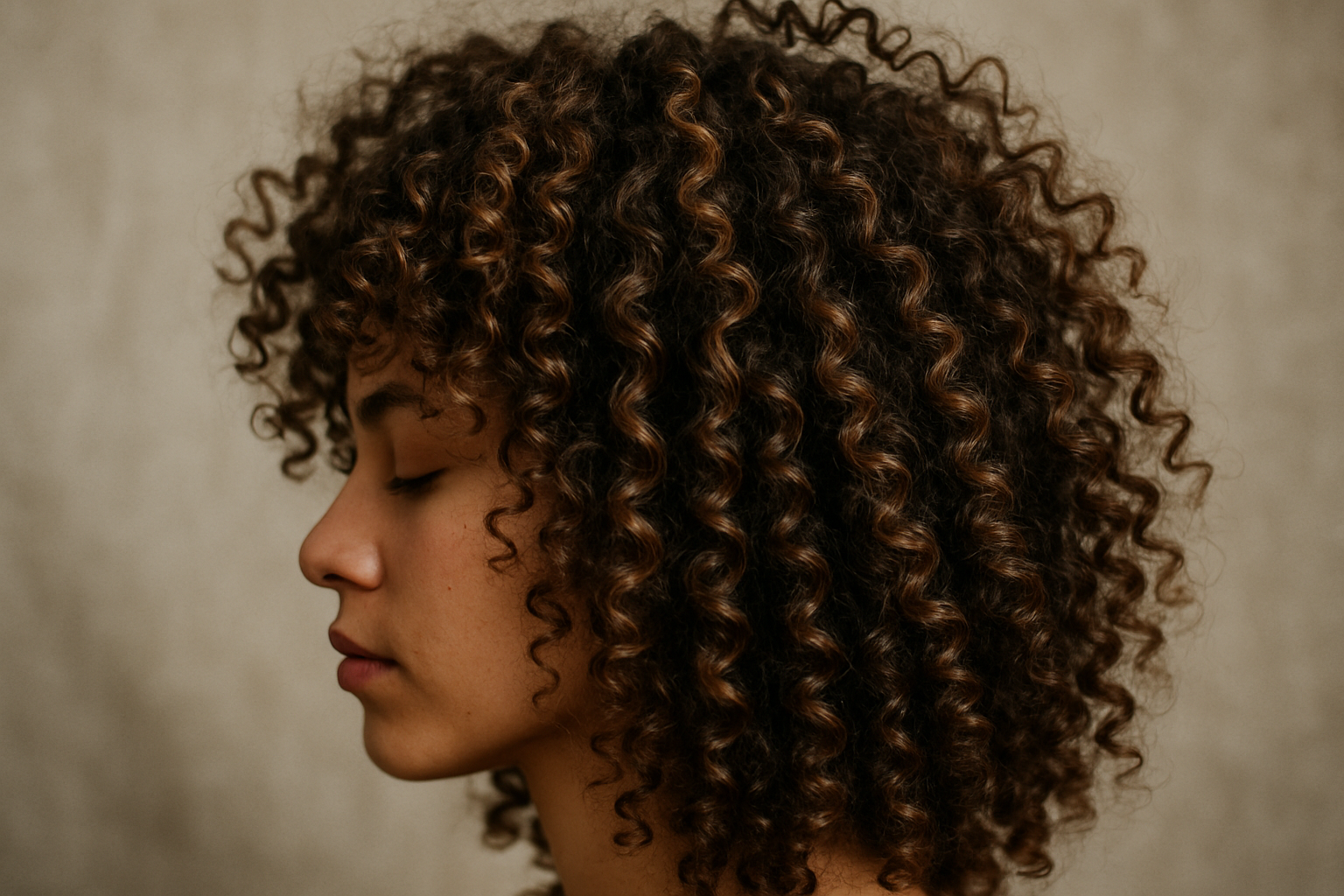 photo of a curly hair-1